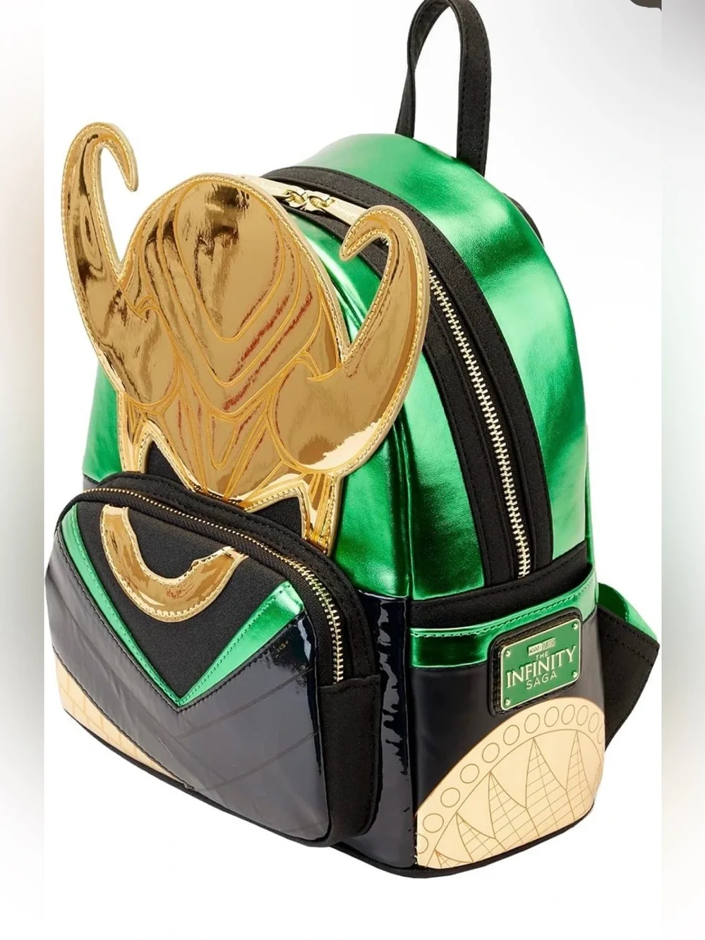 Loungefly Marvel Metallic Loki Mini Backpack